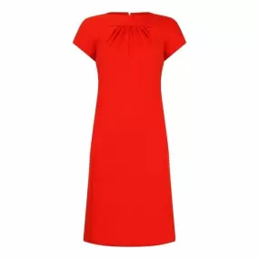 1960s Geoffrey Beene Red Jersey Shift Dress