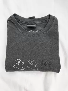 3 Ghost Embroider Tee