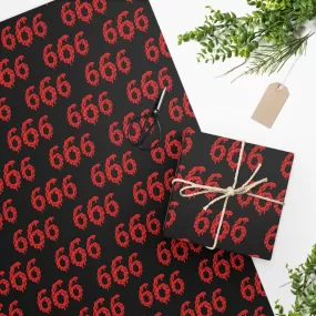 666 Satanic Gift Wrapping Paper