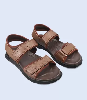 BM4417-BROWN-Men Comfort Sandal