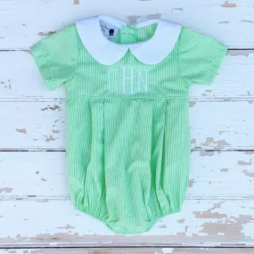 Fairway Green Gingham Bubble