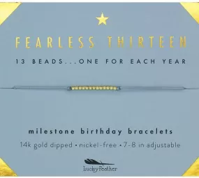 Milestone Birthday Bracelet