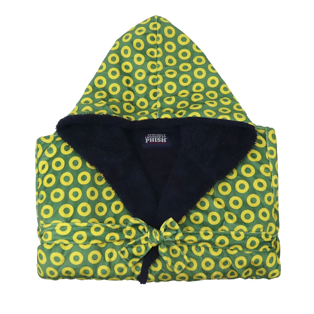 Phish | Extreme Comfort Robe | Yellow & Green Donuts