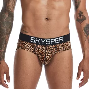 SG08 - SKYSPER Men's Jockstrap Underwear Athletic Supporter Leopard Print