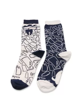 unlearn. Funky Polar Swim Socks